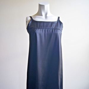 EILEEN FISHER Petite Black 100% Silk Satin